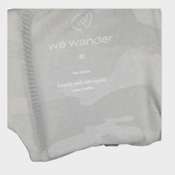 NEW We Wander Gray Camo Sleeveless Round Neck Athletic Top Size 3X - Picture 7 of 9